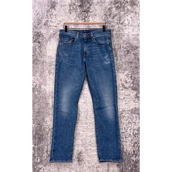 Levis Made & Crafted Jeans 31 x 29 Mens 502 Taper Leg Selvedge Denim - Picture 1 of 10
